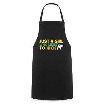 Capoeira Gift Brazil Martial Arts Capoeira - Cooking Apron - black - Front - AI Model Male 185 dark (185cm)