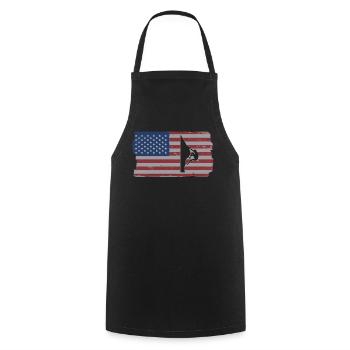 Climbing Mountaineering - Cooking Apron - black - Front - AI Model Male 185 dark (185cm)