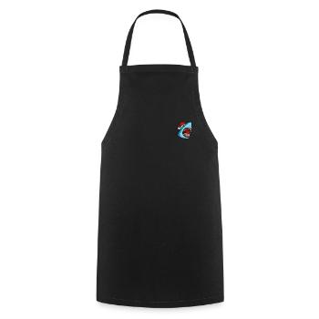 Hai verpixelte Weihnachten - Lustige - Kochschürze - Schwarz - Vorne - AI Model Male 185 dark (185cm)