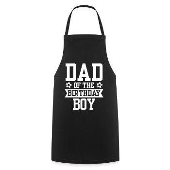 Dad Of The Birthday Boy - Cooking Apron - black - Front - AI Model Male 185 dark (185cm)