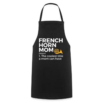 French horn musicians - Cooking Apron - black - Front - AI Model Male 185 dark (185cm)