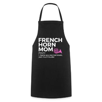 French horn musicians - Cooking Apron - black - Front - AI Model Male 185 dark (185cm)