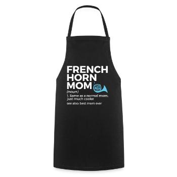French horn musicians - Cooking Apron - black - Front - AI Model Male 185 dark (185cm)