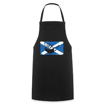 Scottish Bagpipes - Scottish Bagpipes - Cooking Apron - black - Front - AI Model Male 185 dark (185cm)