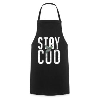 Funny Pigeon Fancier & Pigeons Whisperer Carrier Pigeon - Cooking Apron - black - Front - AI Model Male 185 dark (185cm)