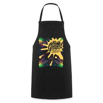 Motivation-Inspiration, Saying Self-Love - Cooking Apron - black - Front - AI Model Male 185 dark (185cm)