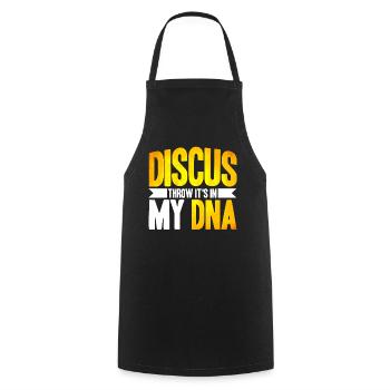 Discus Throw Discus Thrower Cadeau - Tablier de cuisine - noir - Devant - AI Model Male 185 dark (185cm)