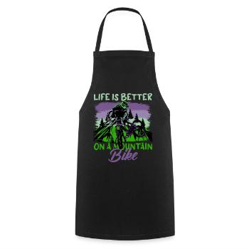 Unbenanntes Projekt 46 - Tablier de cuisine - noir - Devant - AI Model Male 185 dark (185cm)
