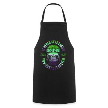 Untitled Project 60 - Cooking Apron - black - Front - AI Model Male 185 dark (185cm)
