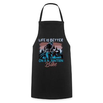 Projet sans nom 76 - Tablier de cuisine - noir - Devant - AI Model Male 185 dark (185cm)
