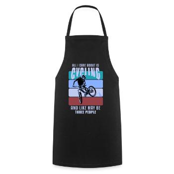 Unbenanntes Projekt 82 - Cooking Apron - black - Front - AI Model Male 185 dark (185cm)