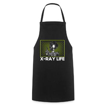 Radiology Radiologist Radiology Technician - Cooking Apron - black - Front - AI Model Male 185 dark (185cm)
