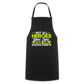 Radiology Radiologist Radiology Technician - Cooking Apron - black - Front - AI Model Male 185 dark (185cm)