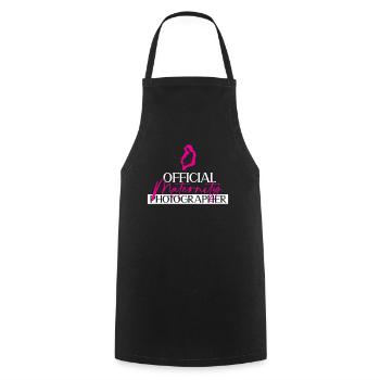 Grossesse Photographie Photographe Enceinte - Tablier de cuisine - noir - Devant - AI Model Male 185 dark (185cm)