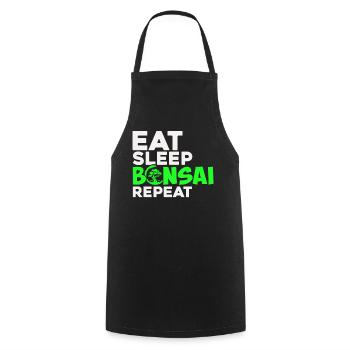 Bonsai Tree Gift Japan Bonsai Garden - Cooking Apron - black - Front - AI Model Male 185 dark (185cm)