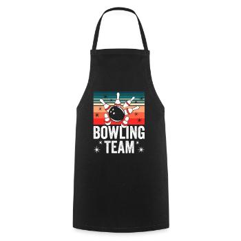 Bowling Team Bowler Mannschaft Hobby - Tablier de cuisine - noir - Devant - AI Model Male 185 dark (185cm)