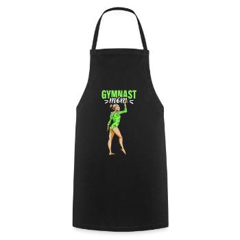 Gymnast Mama Gymnast Gymnastics Gymnastics Gymnastics - Cooking Apron - black - Front - AI Model Male 185 dark (185cm)