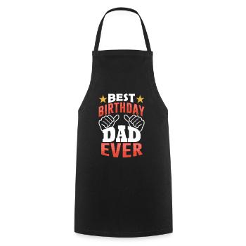 Best Birthday Daddy Party Daddy - Cooking Apron - black - Front - AI Model Male 185 dark (185cm)
