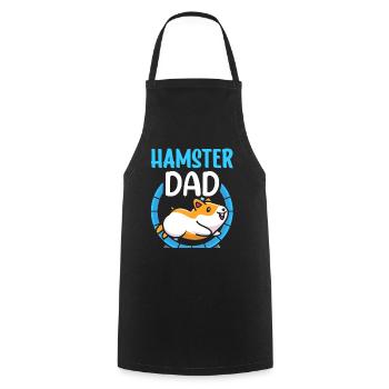 Hamster Papa Cute Pet Owner - Cooking Apron - black - Front - AI Model Male 185 dark (185cm)