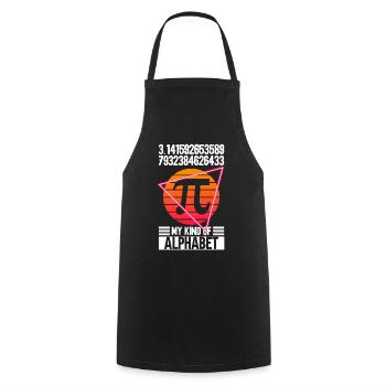 Funny Math Teacher for Pi Day Math Geek - Cooking Apron - black - Front - AI Model Male 185 dark (185cm)