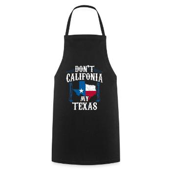 Kalifornien Texas Sprüche Texaner Texanisch Stolz - Kochschürze - Schwarz - Vorne - AI Model Male 185 dark (185cm)