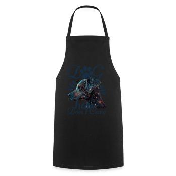 Dog Hair I Dont Care Dog Lover Beautiful - Cooking Apron - black - Front - AI Model Male 185 dark (185cm)