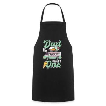 Papa of the sweet - Cooking Apron - black - Front - AI Model Male 185 dark (185cm)