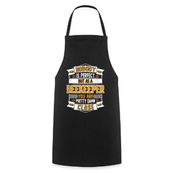 Funny beekeepers & bees - Cooking Apron - black - Front - AI Model Male 185 dark (185cm)