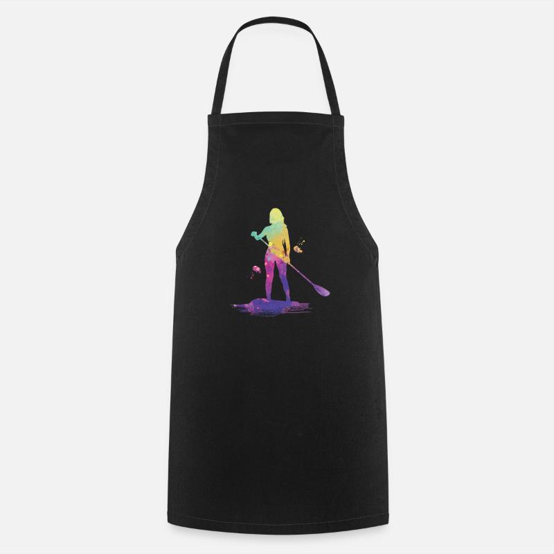 Fun Stand Up Paddling - Cooking Apron - black
