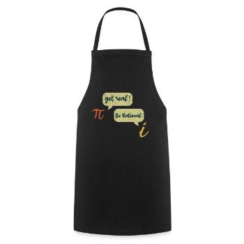 Drôle Math Meme Mars Math Vacances Mathématiques Pi - Tablier de cuisine - noir - Devant - AI Model Male 185 dark (185cm)