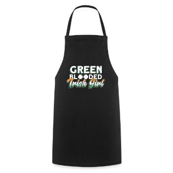 Irland Irisch Lustig Spruch St Patricks Day - Kochschürze - Schwarz - Vorne - AI Model Male 185 dark (185cm)