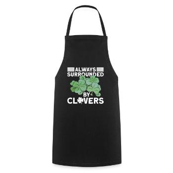 Irlande Irlandais drôle de dicton de la Saint-Patrick - Tablier de cuisine - noir - Devant - AI Model Male 185 dark (185cm)