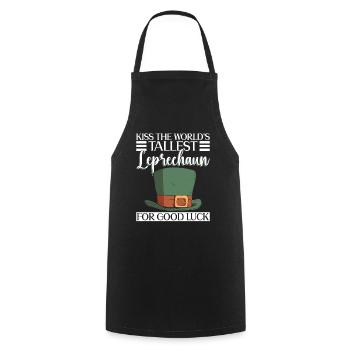 Ireland Irish Funny Saying St Patrick's Day - Cooking Apron - black - Front - AI Model Male 185 dark (185cm)