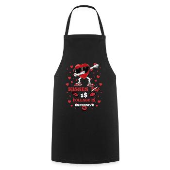 Dabbing Heart Breaker Drôle Messieurs Enfants Garçons - Tablier de cuisine - noir - Devant - AI Model Male 185 dark (185cm)