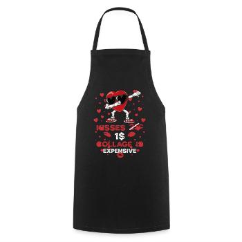 Dabbing Heart Breaker Drôle Messieurs Enfants Garçons - Tablier de cuisine - noir - Devant - AI Model Male 185 dark (185cm)