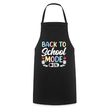 Mode retour à l’école Un enseignant de retour à l’école - Tablier de cuisine - noir - Devant - AI Model Male 185 dark (185cm)