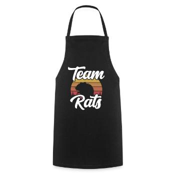 Team Rats Cute Rat Animal Lovers - Cooking Apron - black - Front - AI Model Male 185 dark (185cm)