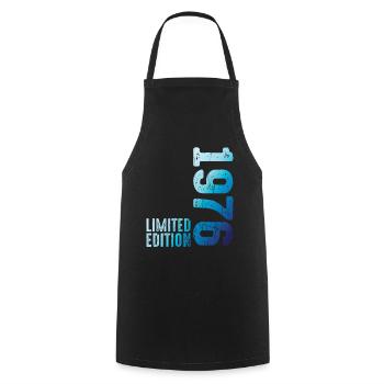 Since 1976 Year 1976 Retro Vintage 1976 Birth - Cooking Apron - black - Front - AI Model Male 185 dark (185cm)