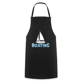 Bateau nautique Voilier Voilier Bateau Navire - Tablier de cuisine - noir - Devant - AI Model Male 185 dark (185cm)