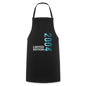 2004 Limited Edition - Cooking Apron - black - Front - AI Model Male 185 dark (185cm)