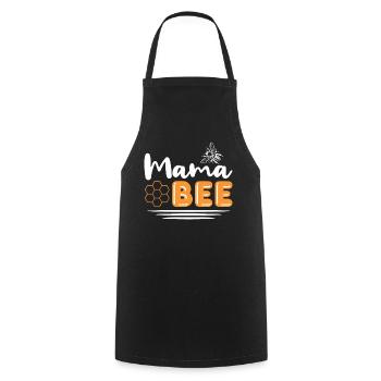 Maman Abeille - Tablier de cuisine - noir - Devant - AI Model Male 185 dark (185cm)
