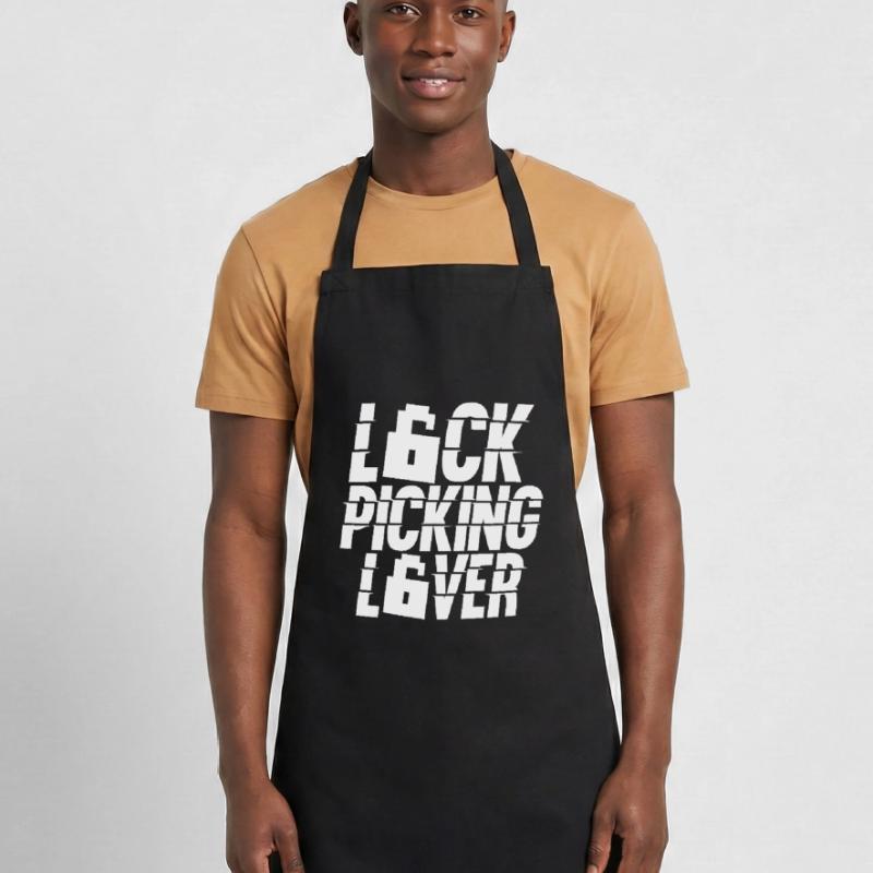 Lock Picking Lovers Cracking Lock Cracker Tablier de cuisine