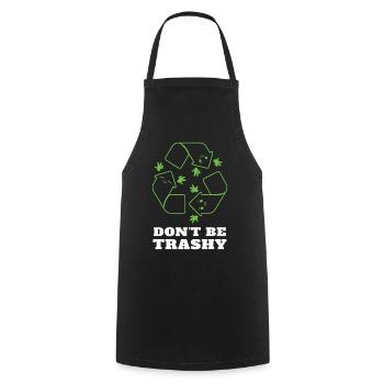 Recycle Nature Oceans Day Jour de la Terre - Tablier de cuisine - noir - Devant - AI Model Male 185 dark (185cm)