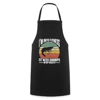 Meeresfrüchte Liebhaber Geschenk Meeresfrucht - Kochschürze - Schwarz - Vorne - AI Model Male 185 dark (185cm)