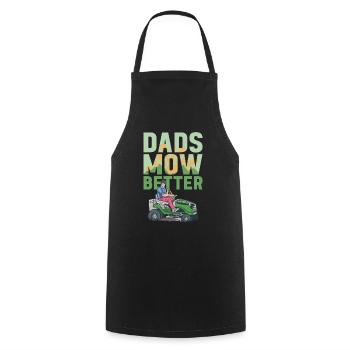 Lawn Mowing Funny Dad Father's Day Lawn Mower Lawn - Cooking Apron - black - Front - AI Model Male 185 dark (185cm)