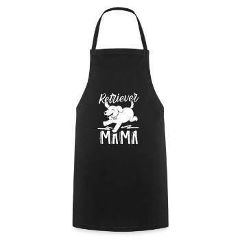 Retriever Maman Fille Pet Retrievers Chien - Tablier de cuisine - noir - Devant - AI Model Male 185 dark (185cm)