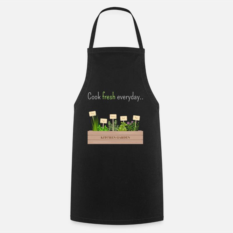 Cook fresh everyday - Kochschürze - Schwarz