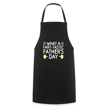 Quelle pet savoureuse fête des pères - - Tablier de cuisine - noir - Devant - AI Model Male 185 dark (185cm)