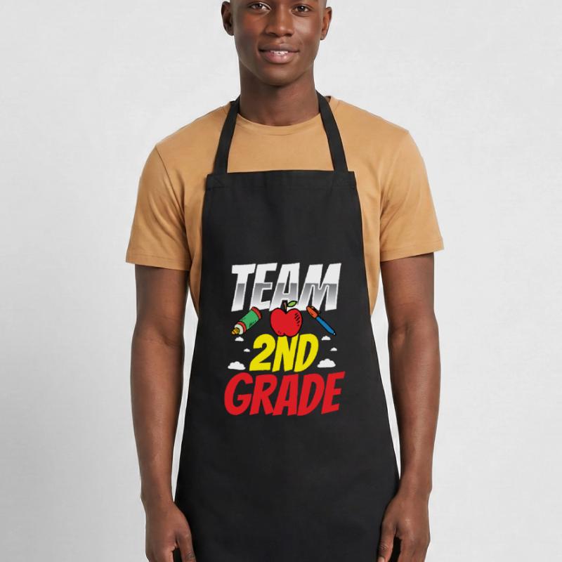Team Second Class Second Grader School Teacher Cooking Apron