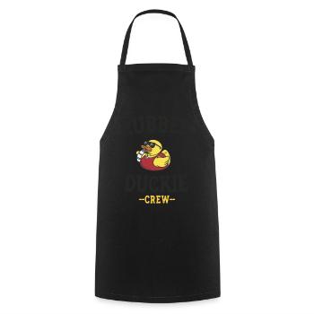 Rubber Duck Yellow Duckie Crew Bath Ducks Duckling - Cooking Apron - black - Front - AI Model Male 185 dark (185cm)